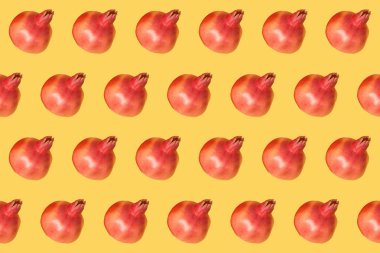 Rosh Hashanah arka plan nar ile Yahudi tatil. Yukarıdan görüntüleyin. Düz yatıyordu