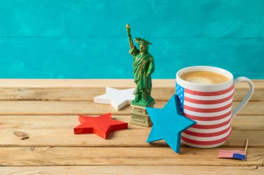 Mutlu bağımsızlık günü, 4 Temmuz kutlama kavramı ile COF