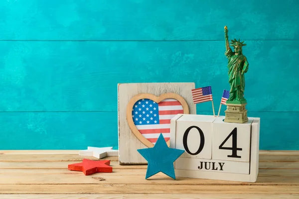 Feliz Día de la Independencia, 4 de julio concepto de celebración con cal — Foto de Stock