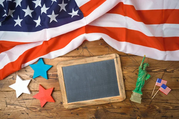 Feliz Dia da Independência, conceito de celebração 4 de julho com cha — Fotografia de Stock