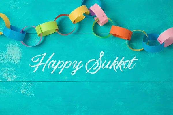 Jewish holiday Sukkot celebration background — Stock Photo, Image