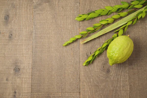 Židovská sváteční oslava svátku Sukkot — Stock fotografie