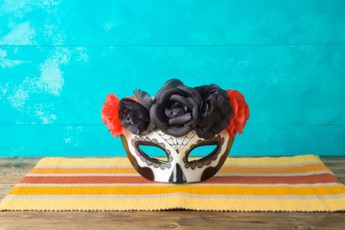 Ölüler günü, Dia De Los Muertos, şekerli bayram konsepti 