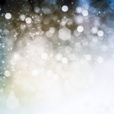 Renkli bokeh ışıklar. Bokeh ışıklar arka plan. Tatil kartı arka plan.