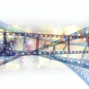 Fotoğraf retro renk film şeridi geçmiş. Arka plan film şeritleri.
