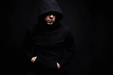 Adam başlıklı. Kapüşonlu sweatshirt çocukta
