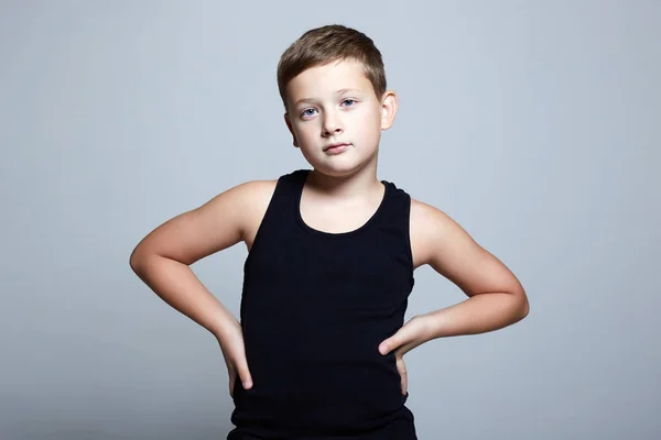 Retrato de niño. niño divertido — Foto de Stock