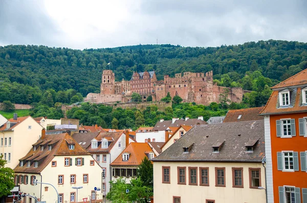 Close View Ancient Old Ruins Heidelberg Castle Schloss Heidelberg Germany — Stock Photo, Image