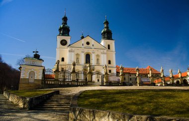 Kutsal Manastırı, Kalwaria Zebrzydowska Unesco Dünya Mirası yakınındaki Krakow, Polonya