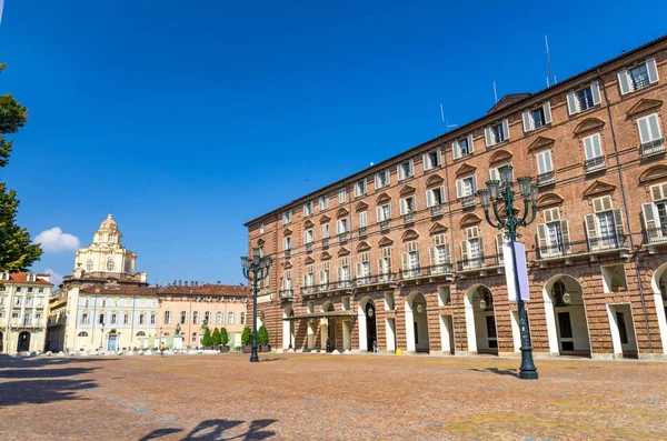 Prefektura Palazzo Del Governo Palace Budynków Kościoła San Lorenzo Świętego — Zdjęcie stockowe