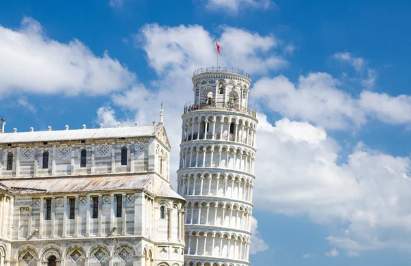 Pisa Katedrála Duomo Cattedrale Nakloněná Věž Torre Piazza Del Zázračolioli — Stock fotografie