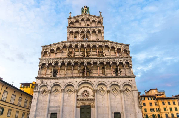 Fachada Chiesa San Michele Foro Basílica Igreja Católica Romana São — Fotografia de Stock