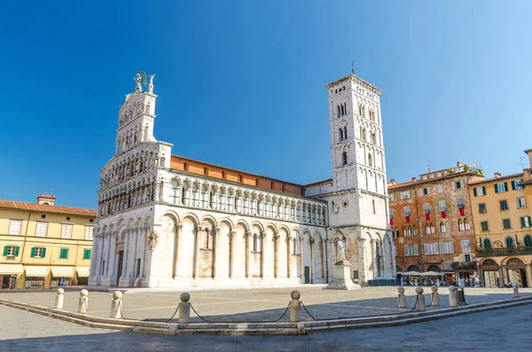 Chiesa San Michele Náměstí Foro Michael Římskokatolická Bazilika Piazza San — Stock fotografie