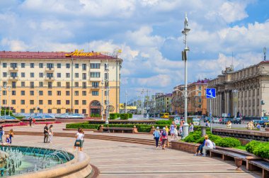 Minsk 'teki Bağımsızlık Meydanı