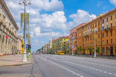 Minsk 'teki Bağımsızlık Bulvarı