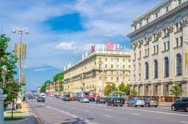 Minsk 'teki Bağımsızlık Bulvarı