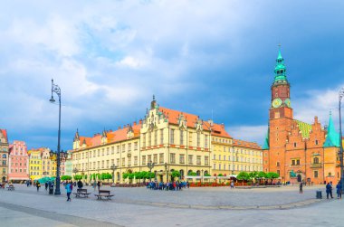 Wroclaw tarihi şehir merkezi