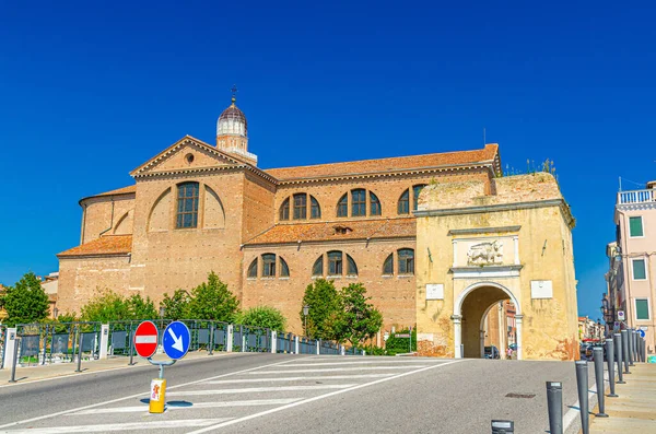 Porta Santa Maria Porta Puerta Garibaldi Catedral Santa Maria Assunta — Foto de Stock