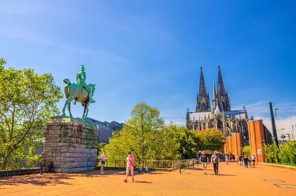 Colônia Alemanha Agosto 2019 Catedral Igreja Católica Romana Edifício Estilo — Fotografia de Stock