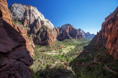 Zion National park, Utah, Amerika peyzaj
