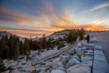 Muhteşem manzarası Yosemite Milli Parkı Güz, Halife