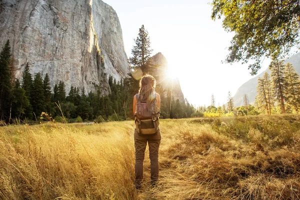 Excursie Parcul Național Yosemite Din California — Fotografie, imagine de stoc