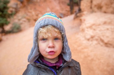 Bryce Kanyon Milli Parkı, Utah, Amerika çocuk
