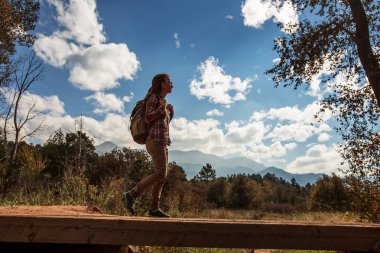 Hiker sonbaharda Amerika 'ya seyahat