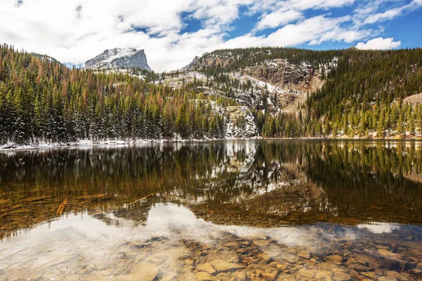 Озеро Скалистых гор Колорадо — стоковое фото
