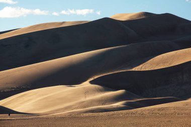 Güzel kumulları çölde