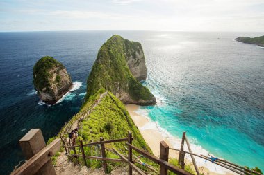 Manta Bay on Nusa Penida Island, Endonezya 