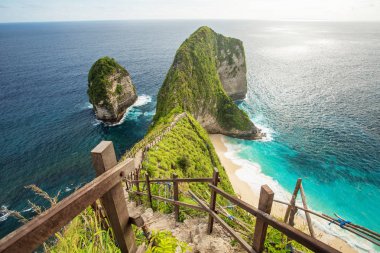 Manta Bay on Nusa Penida Island, Endonezya 