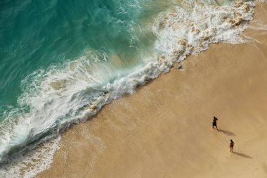 Manta Bay on Nusa Penida Island, Endonezya 
