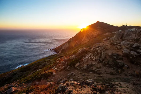 Beautiful sunset on the ocean — Stock Photo, Image