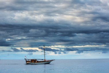Togean adasında akşam