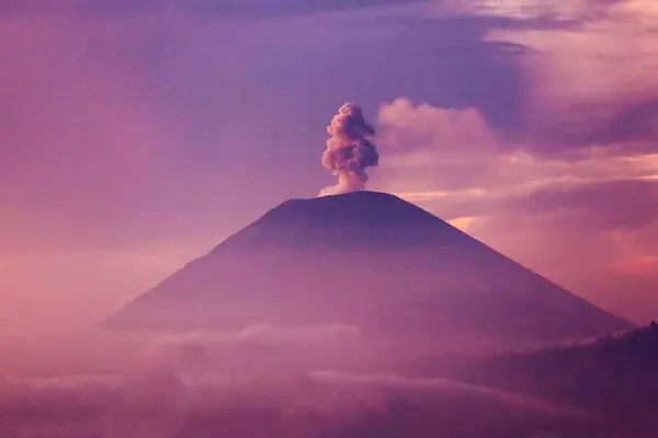 Semeru Pico Amanecer Java Indonesia — Foto de Stock