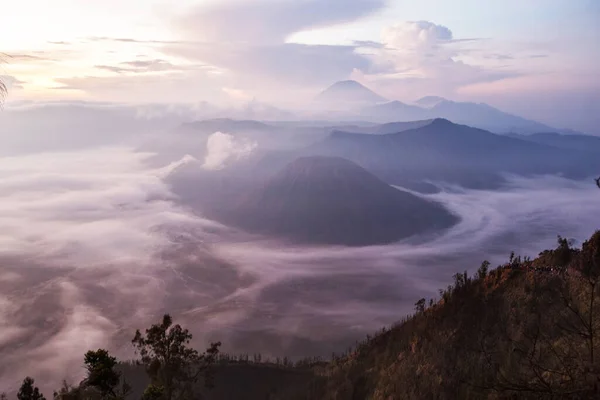 Semeru Pico Amanecer Java Indonesia — Foto de Stock