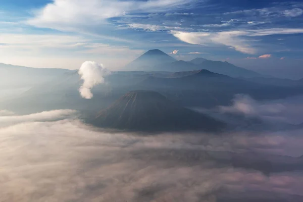 Semeru Pico Nascer Sol Java Indonésia — Fotografia de Stock