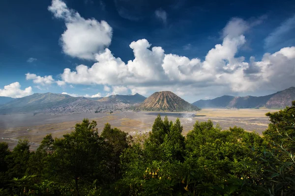 Vista Volcán Bromo Amanecer Java Indonesia — Foto de Stock