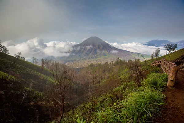 Paisaje Alrededor Del Volcán Ijen Java Indonesia — Foto de Stock