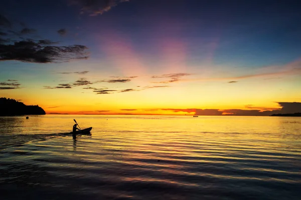 Avond Togean Eiland — Stockfoto