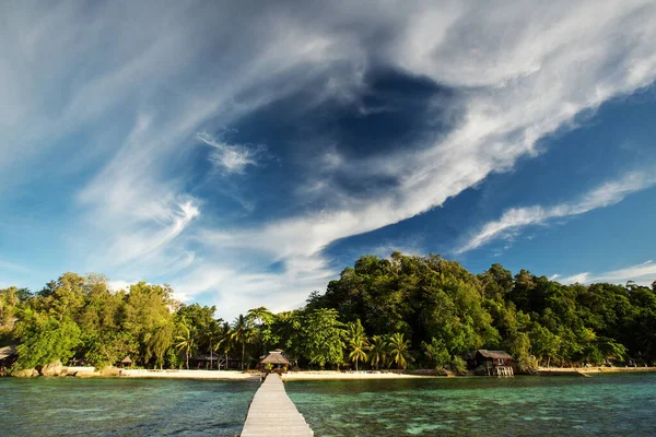 Scénický Togejský Ostrov Sulawesi Indonésie — Stock fotografie