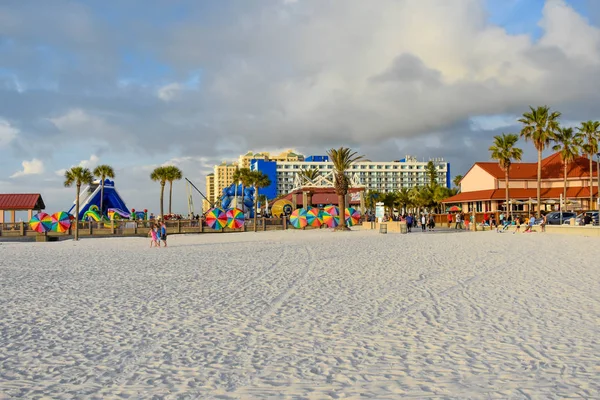 Clearwater Beach Florida Januari 2019 Delvis Skymd Utsikt Över Piere — Stockfoto