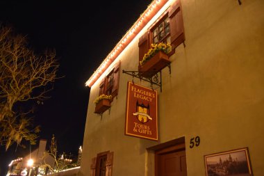 St Augustine, Florida. 26 Ocak 2019. Flager'ın eski tarihi Old Town Florida's Historic Coast evde oturum.