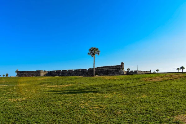 세인트 플로리다입니다 2019 일입니다 마르코스 요새와 플로리다의 안에서 풀밭의 — 스톡 사진