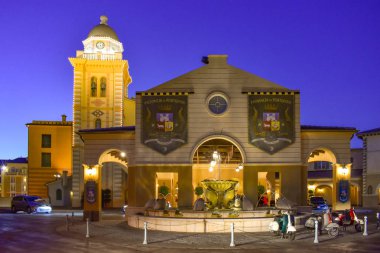 Orlando, Florida. 05 Ocak 2019. Portofino Hotel Universal Studios alanda (1 İtalyan tarzı builiding olduğunu).