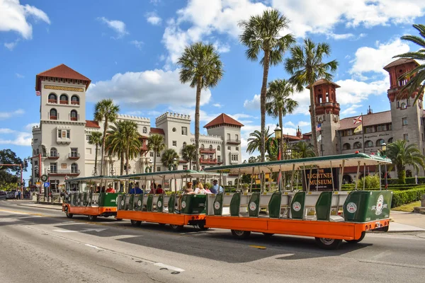 Augustine Floride Janvier 2019 Visite Chariot Casa Monica Hotel Lightner — Photo