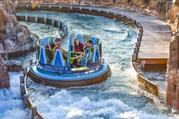 Orlando Florida December 2018 People Having Fun World Tallest Drop — Stock Photo, Image