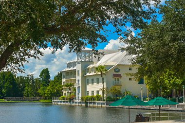 Orlando, Florida. 15 Ocak 2019. Bohem Celebration Hotel Kissimmee alan şehirde kutlama, güzel kısmi görünümü.