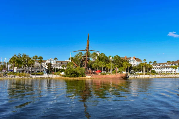 Orlando Florida Febrero 2019 Vista Parcial Pirate Ship Village Hotel — Foto de Stock